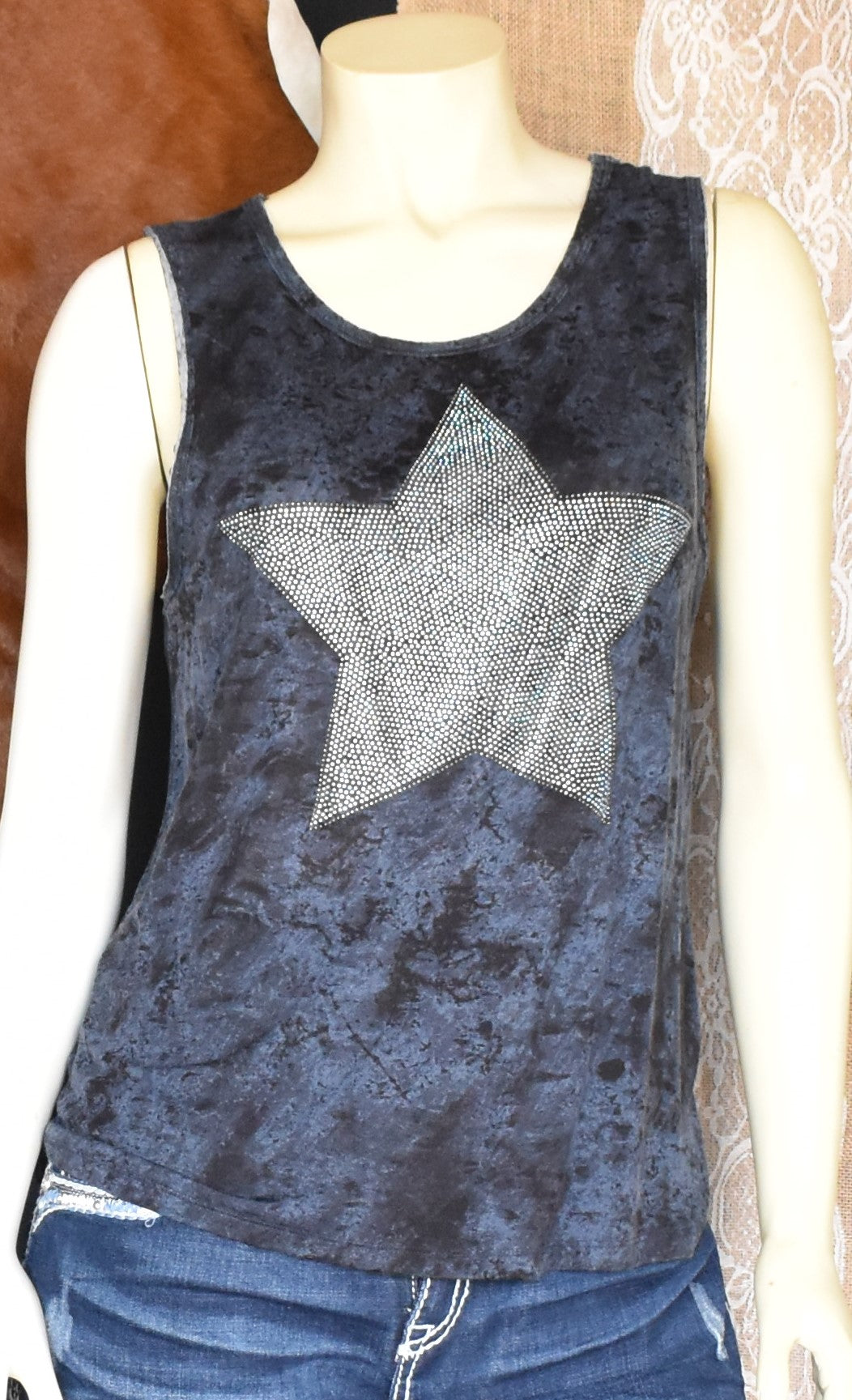 Sleeveless Top With Star